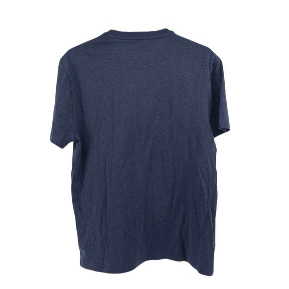 Polo Ralph Lauren Navy Crewneck T Shirt Custom Slim Fit Cotton Logo Tee Medium - Picture 7 of 11